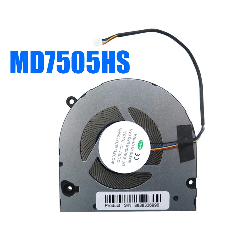For MIKO MD7505HS DC5V 0.35A 4PIN 4Lines Cooling Fan