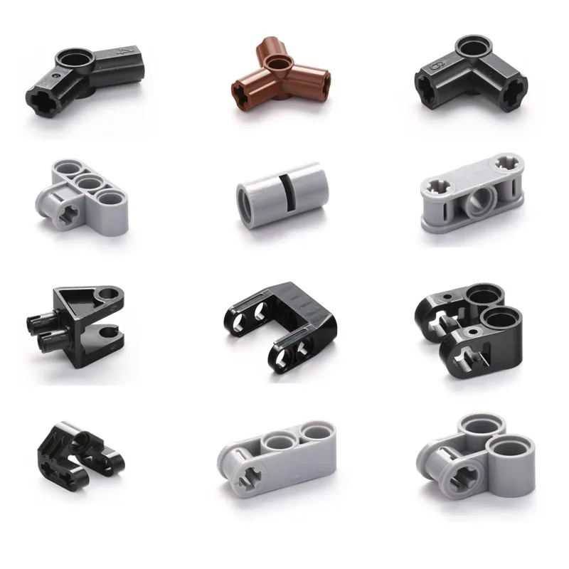 

Small Particle Building Block Parts With Loose Parts MOC Connectors Technology Mechanical Group Shaft Pin Bolt Connection Ev3