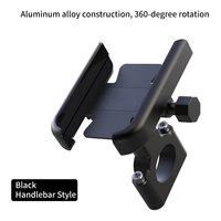 Aluminum Alloy Motorcycle Bike Bicycle Mobile Phone Holder for 4-7 inch Smartphone GPS Handlebar Mount Motorbike Accessories