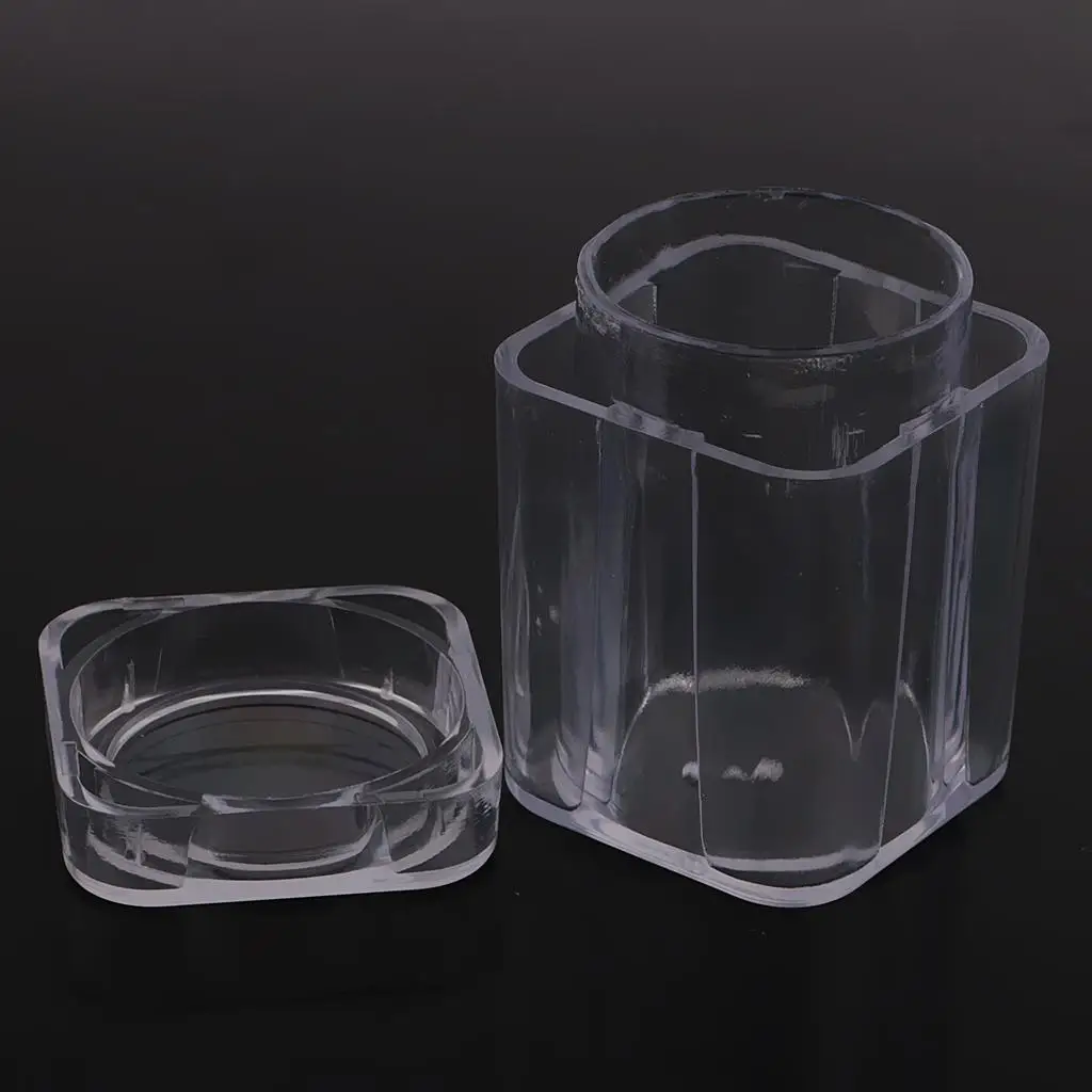 Clear Coins Case Coin Storage Box Container for Coins Stock 7mm