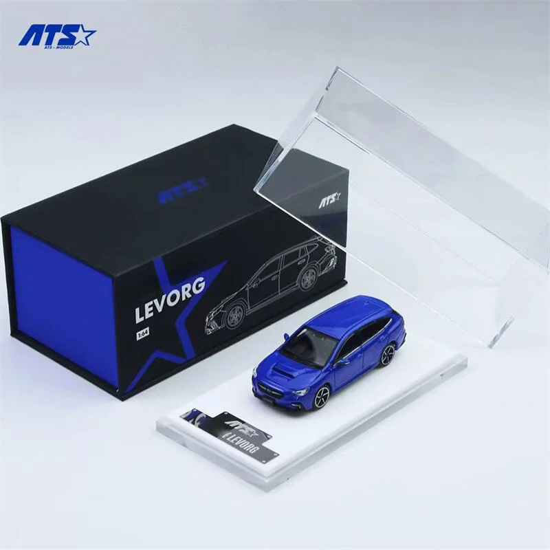 

ATS 1:64 LEVORG Металлическая синяя литая под давлением модель коллекционной машины
