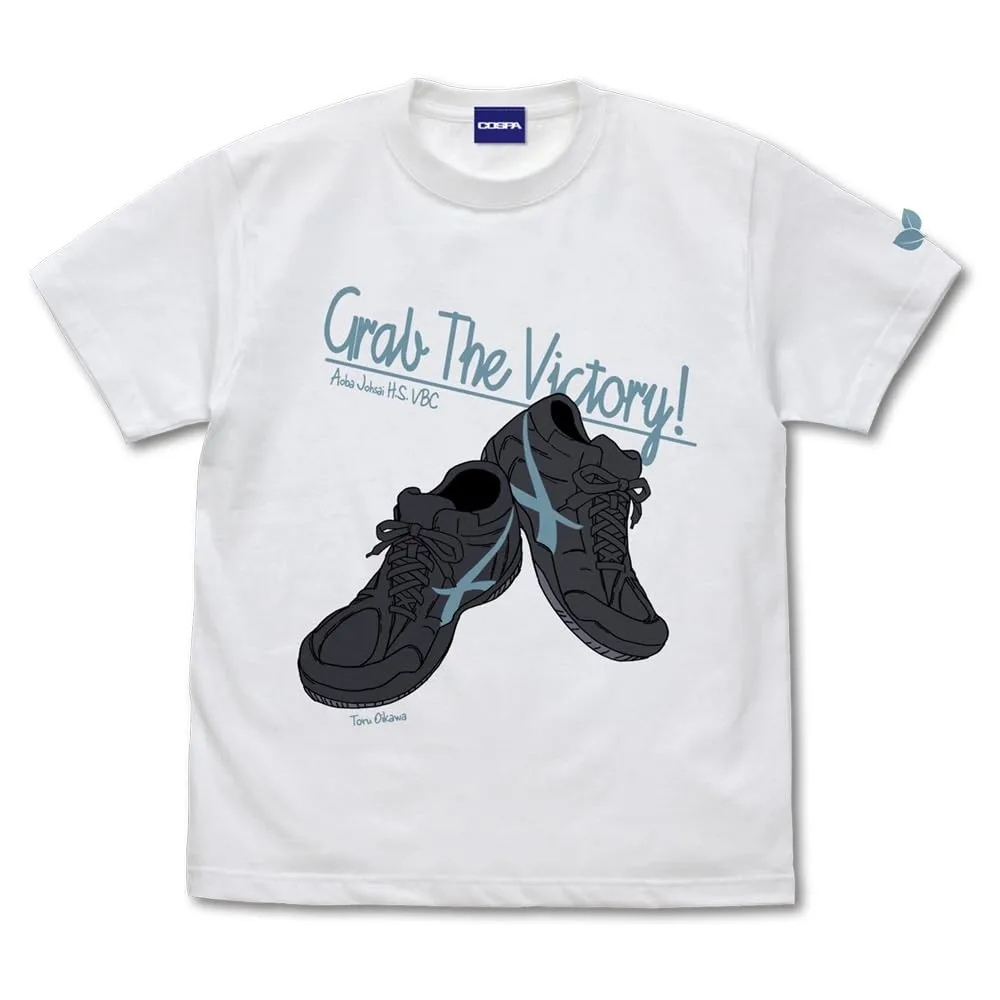

Haikyu Oikawa Tooru Shoes T shirt WHITE L Size