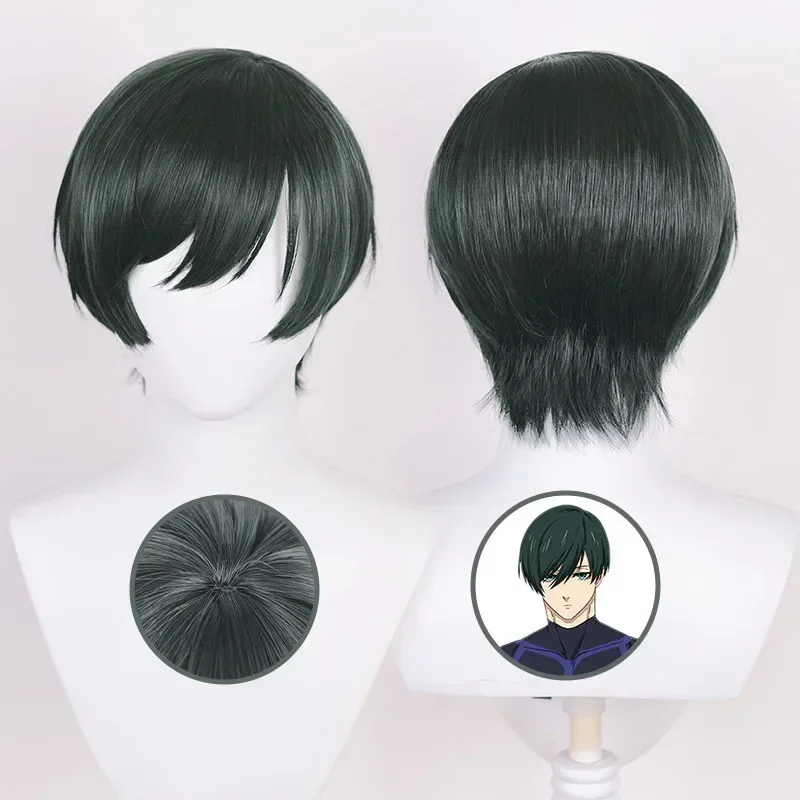 2026 Anime Rin Itoshi/Sae Itoshi Cosplay Wig Short Wigs Heat Resistant Synthetic Hair Halloween Party