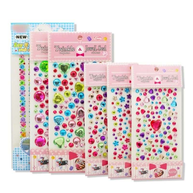 Rhinestones Sticker,Selfs Adhesive Rhinestones for Face,Blings Jewel Sticker 400D