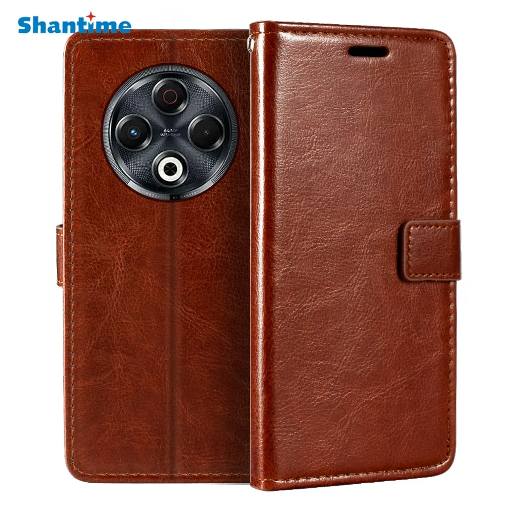 Case For Tecno Spark 30 4G Wallet Premium PU Magnetic Flip Case Cover With Card Holder And Kickstand For Camon 30 Loewe 4G