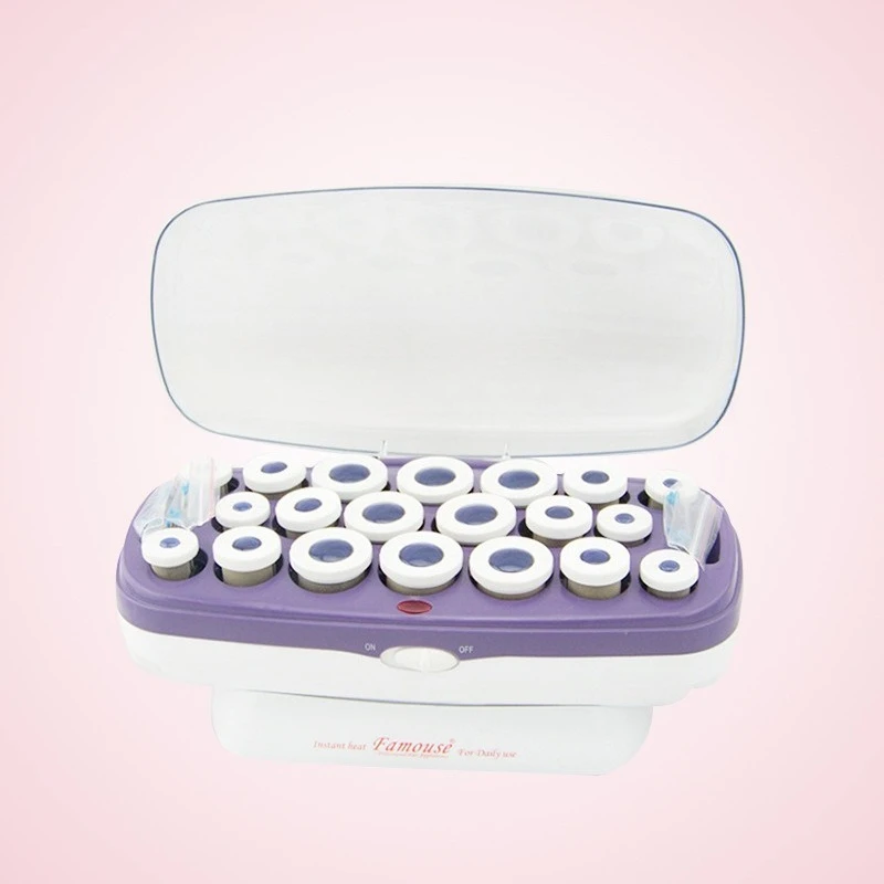 Electronic curling iron, curling iron, ceramic fast heat hair curl, pear flower perm does not hurt the hair, fluffy set.