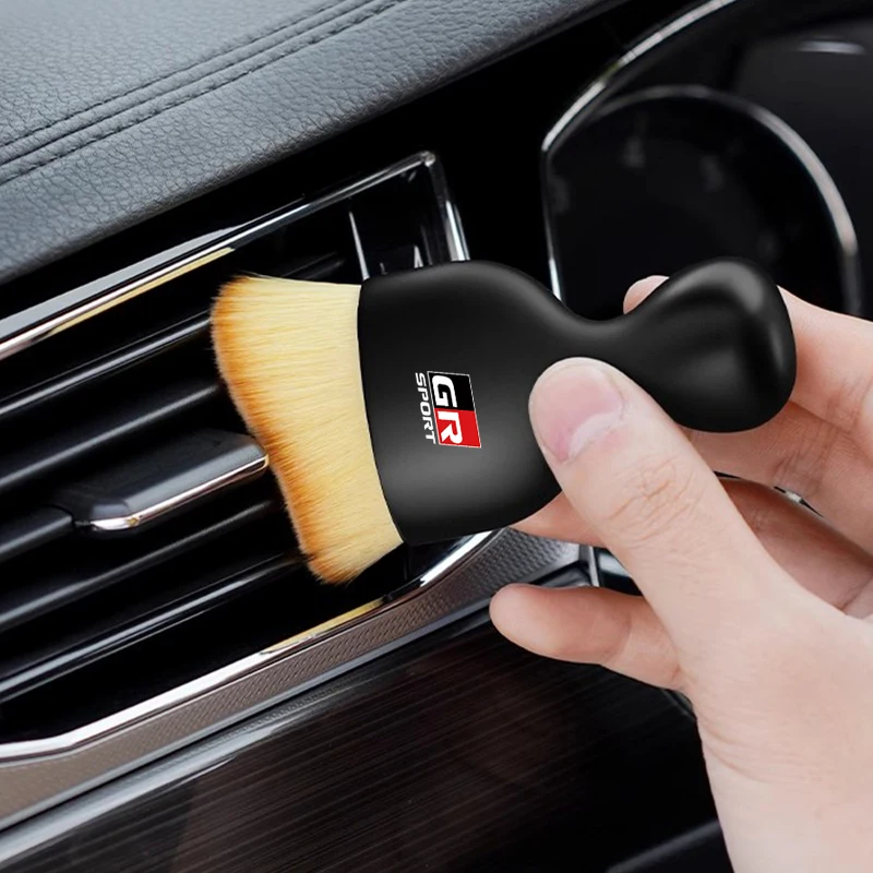 Car Cleaning Brush Air Outlet Gap Dust Tool Remover For Toyota Corolla Yaris Aygo RAV4 Prius CHR Camry Auris Land Cruiser Prado