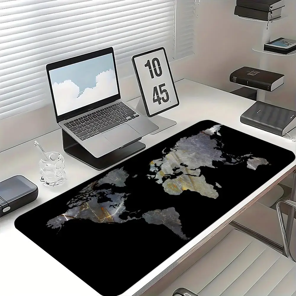 

Game world map Mouse Pad Large Computer Office Game Table Mats XXL Rubber Anti-slip Gaming Keyboard Mousepads Long Desk Pads