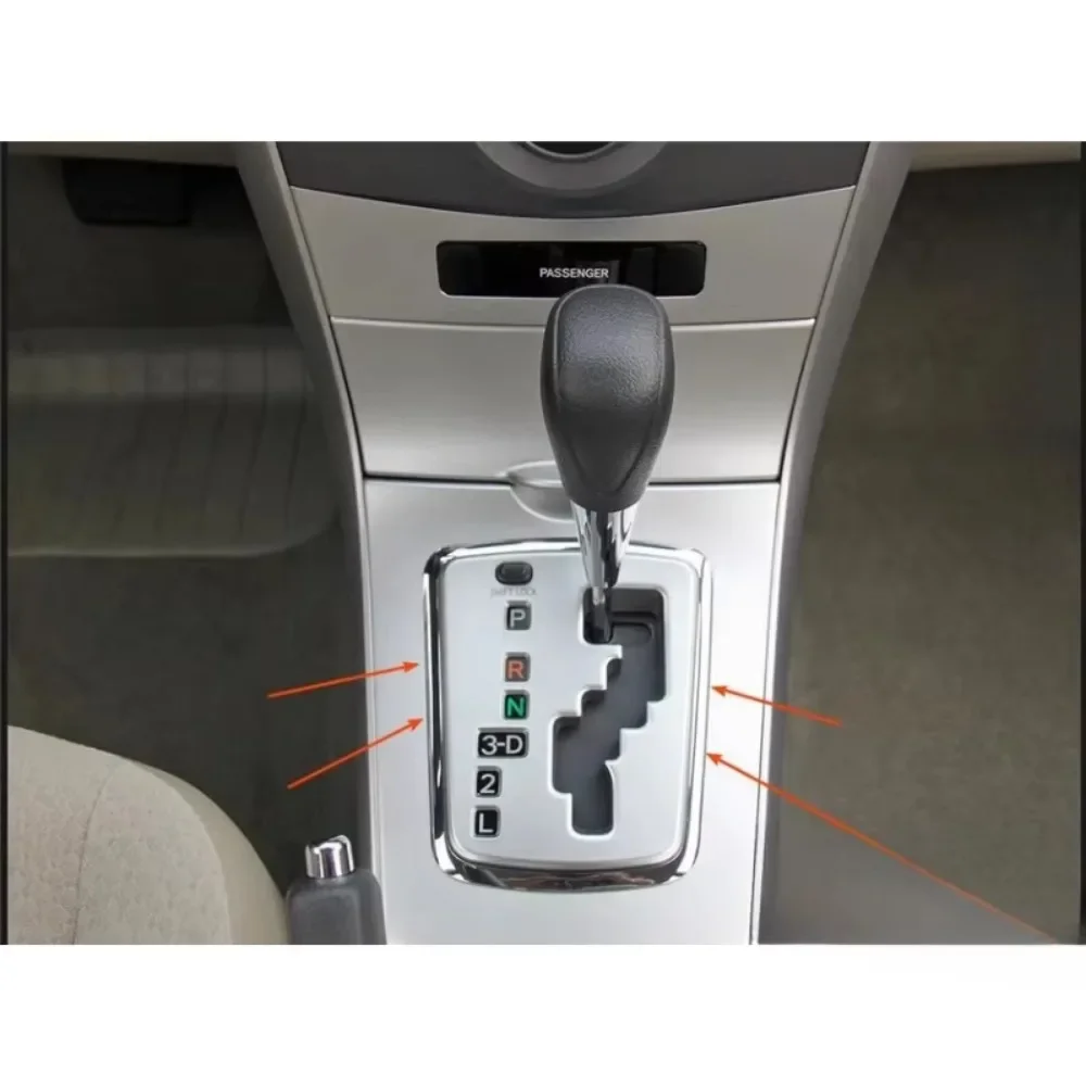 Auto Plated Decorative Frame for Shifter Panel for Toyota Corolla 2007 2008 2009 2010 2011 2012 2013 58843-02070