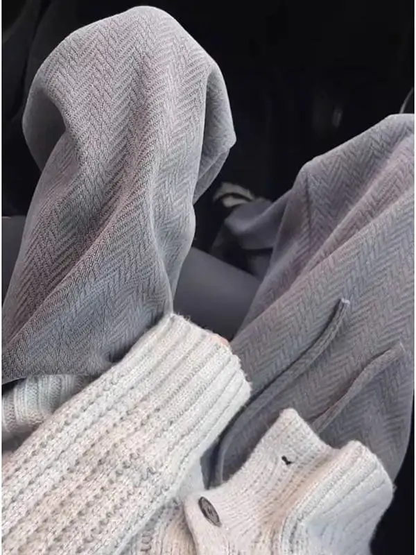 

plus Size Wide Leg Pants Women's High Waist Loose Slimming Drapey Straight Casual Long Trousers Comfortable Breathable Korean...