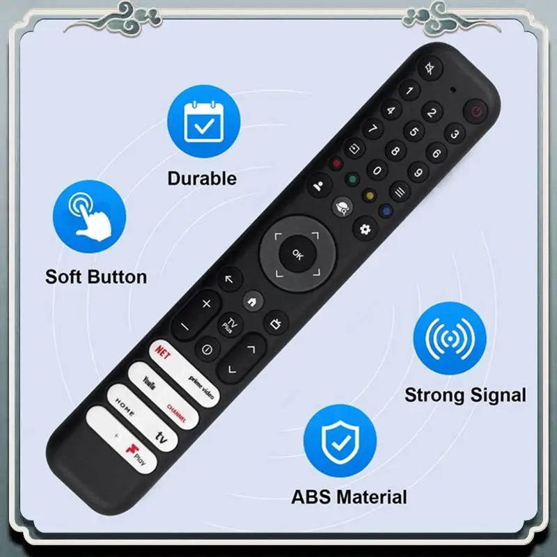 ABIJ-For TCL TV Remote Control Replacement RC833 RC902V RC901V RC802N Universal Model TV Remote
