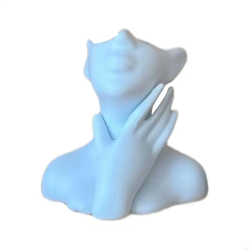 37ME Bust Head Flower Vase Face Flower Vase Decorative Vase for Home Office