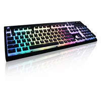 pudding pbt Doubleshot keycap Backlight Keycaps milk black For Corsair STRAFE K65 K70 Logitech G710+ Mechanical Keyboard key cap