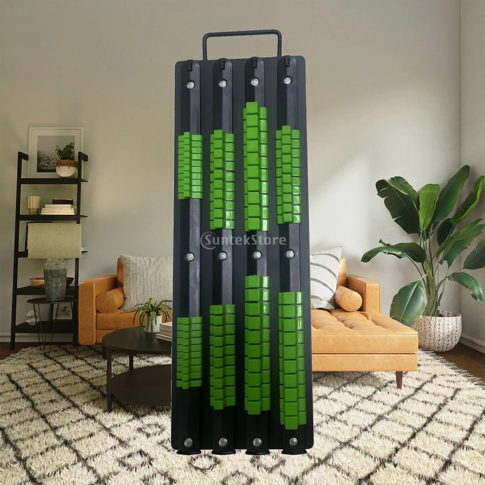 Portable Socket Rail Organizer | and Metal Construction, Socket Organizer Tray with Carrying Handle, for