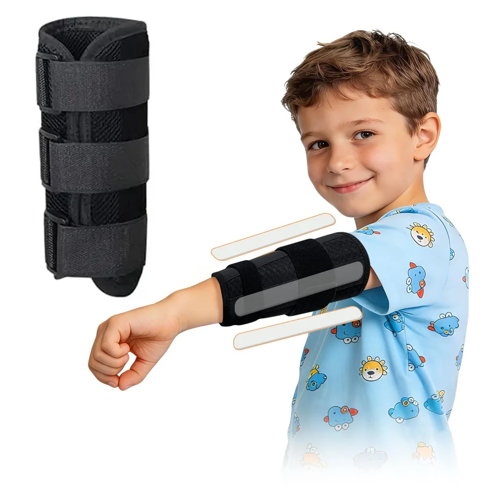 1 Stück Ellenbogenbandage, Nachtschiene für das Cubitaltunnelsyndrom, Ulnarnerv-Einklemmung, Arm-Immobilisierungsbandage bei Sehnenentzündung