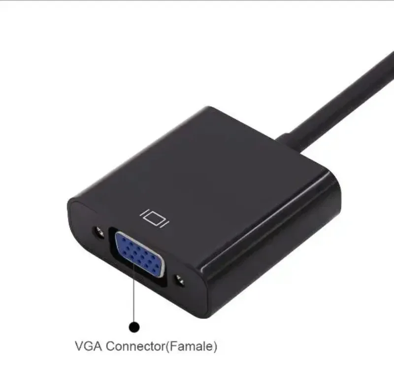DP إلى VGA DisplayPort ذكر إلى VGA أنثى محول كابل محول 1080P للتلفزيون الكمبيوتر المحمول العارض