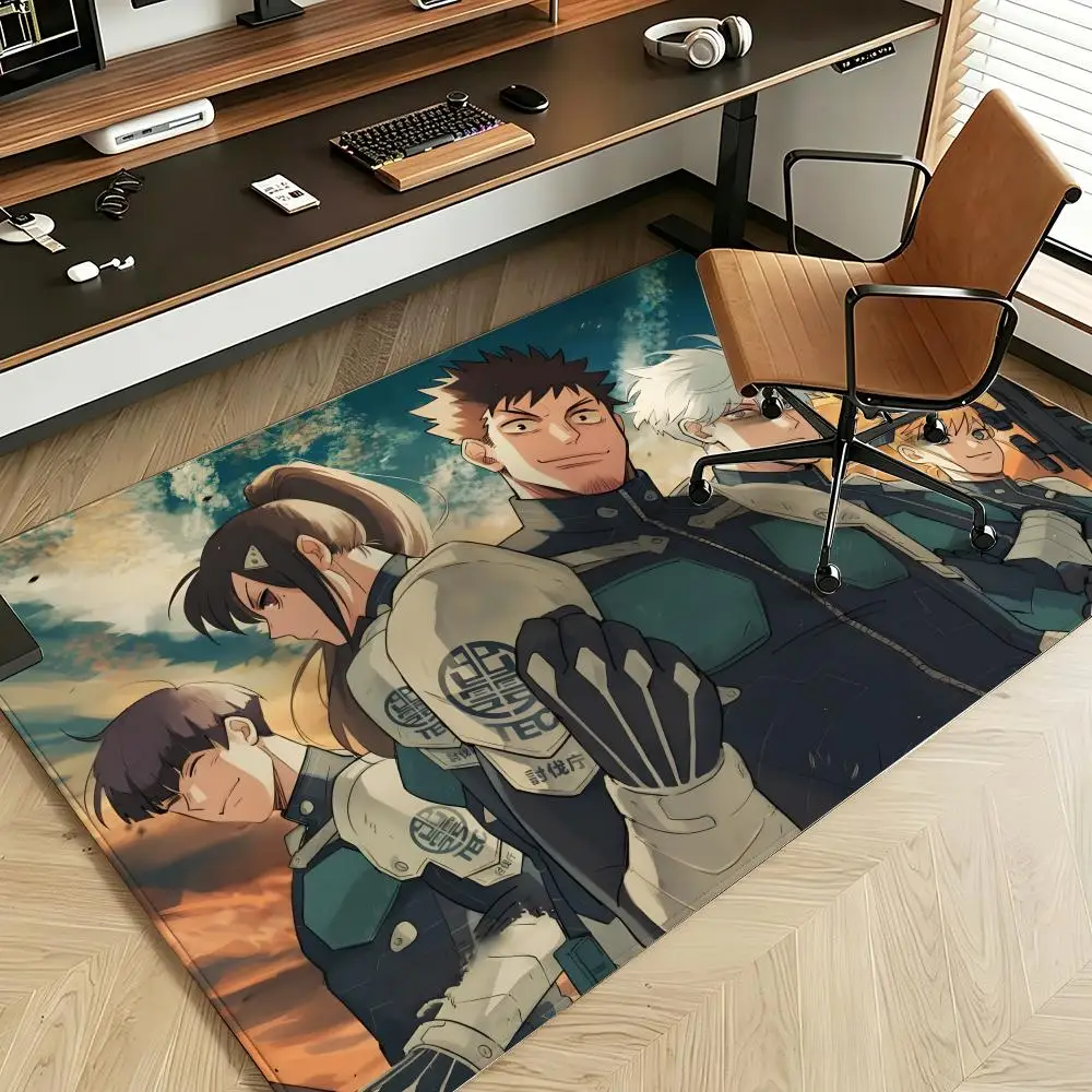 Anime K-Kaiju N-No8 Floor Mat Soft Flannel Floor Mat  Suitable for Entryways, Living Rooms, Bedrooms, and Bathrooms