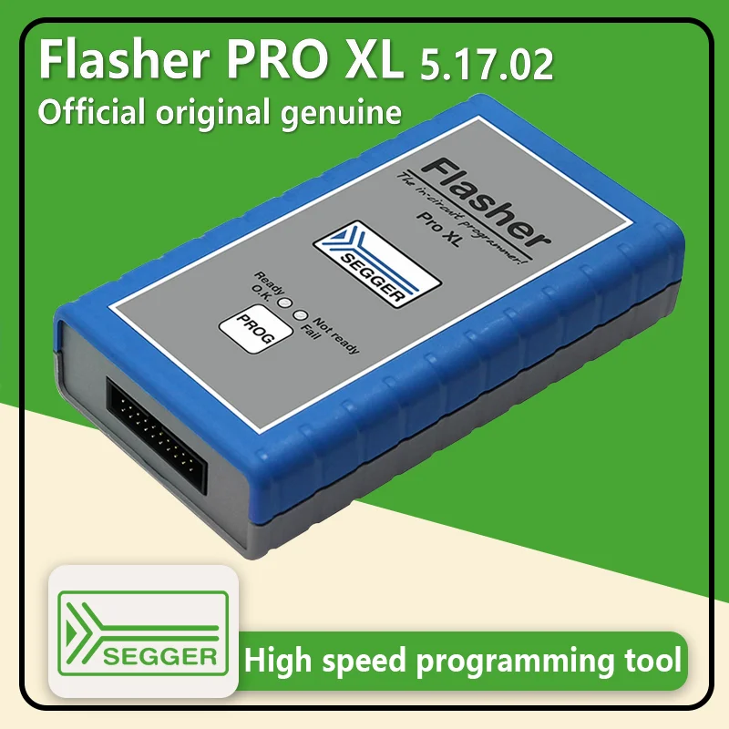 

Flasher PRO XL SEGGER original and genuine 5.17.02 ARM Debug high speed programmer