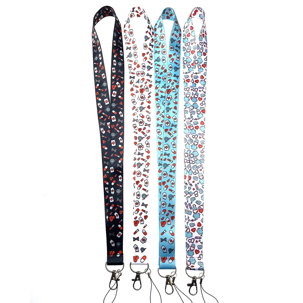 Nurse Lanyard For Key chain Doctors ID Card Cover Pass Mobile Phone Badge Holder Key Ring Neck Straps Medical Accessories