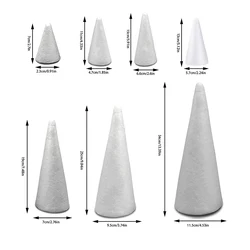 Polystyrene Foam Tip Cone Christmas TreeCraft DIY Materials Handmade Party Celebration Festival Decoration Kids Toy