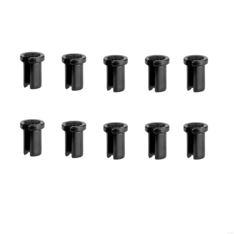 Bike Service Routing Guide Set, 10pc Black Frame Inserts for Brake and Gear Housing Opening Repair Work Stock Use 4XBB