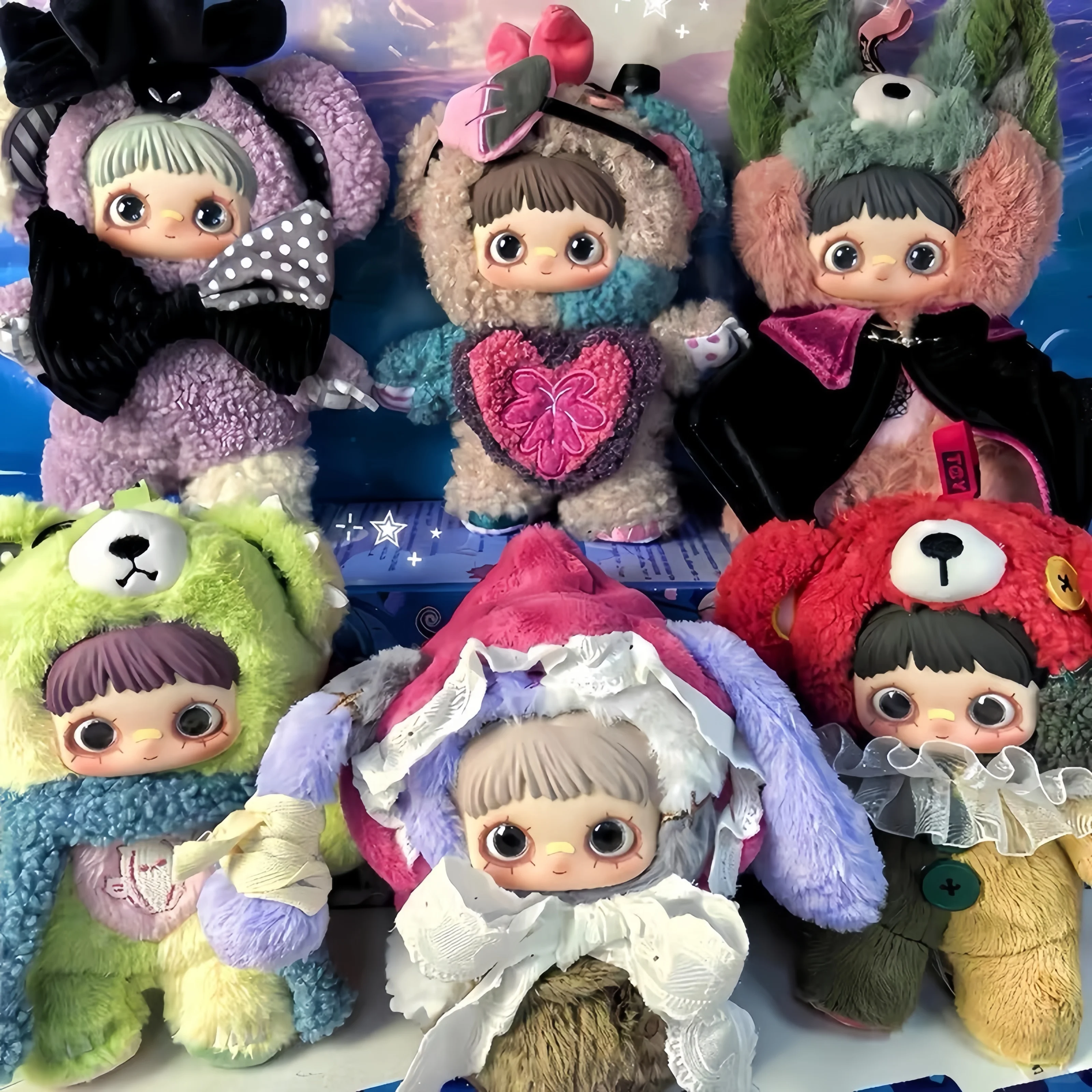 

Подлинная TopToy MayMei 4-го поколения Twin Secret Realm слепая коробка Kawaii плюшевая кукла милая игрушка сумка очаровательное украшение подарок Коллекционная