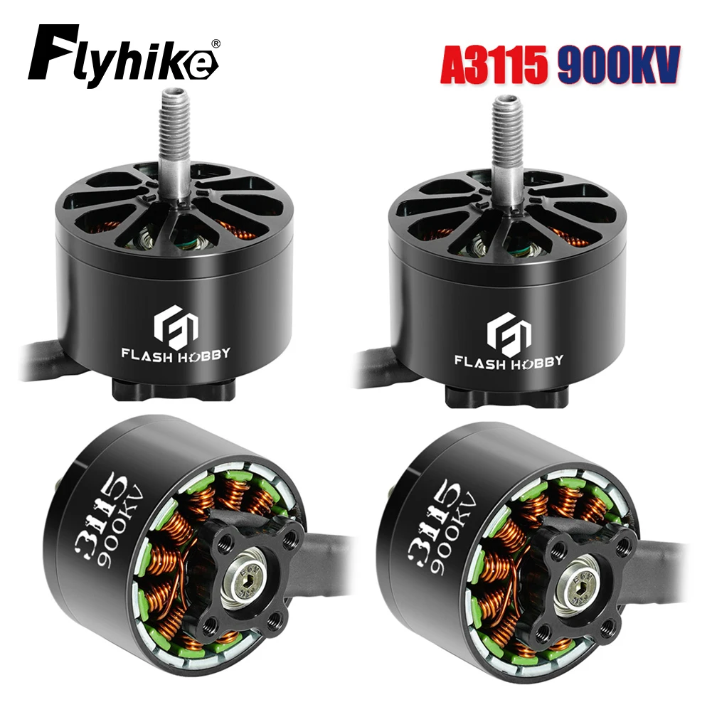 

4pcs/lot FLASHHOBBY A3115 3115 900KV Brushless Motor 6S LIPO for FPV Freestyle 9inch 10inch Long Range Cinelifter Drones RC Mode