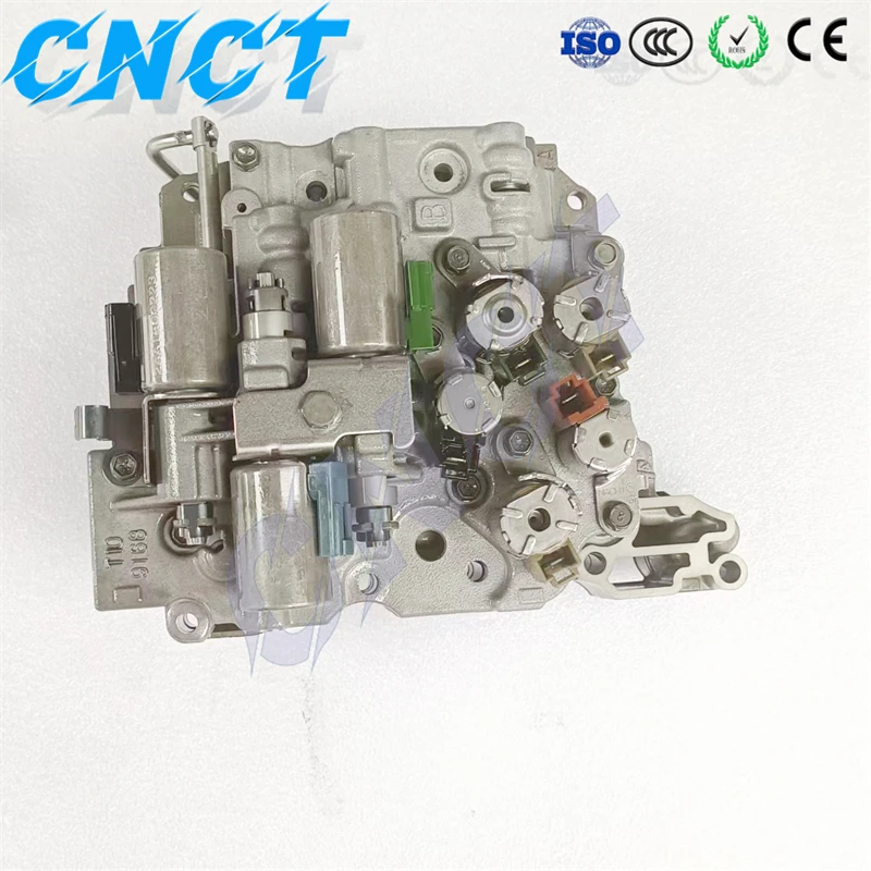 Transmission Complete Valve Body AW55-51SN RE5F22A Gearbox Shift Control Solenoid Assembly for C30 C70 S40 S60 S70 S80 XC70 XC90