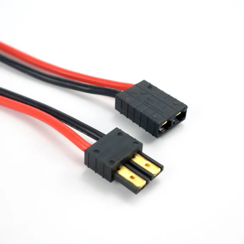 3 قطعة Trx التوصيل والمقبس موصل سلك السيليكون 10 سنتيمتر 14AWG لبطارية Rc/Rc الطائرة بدون طيار