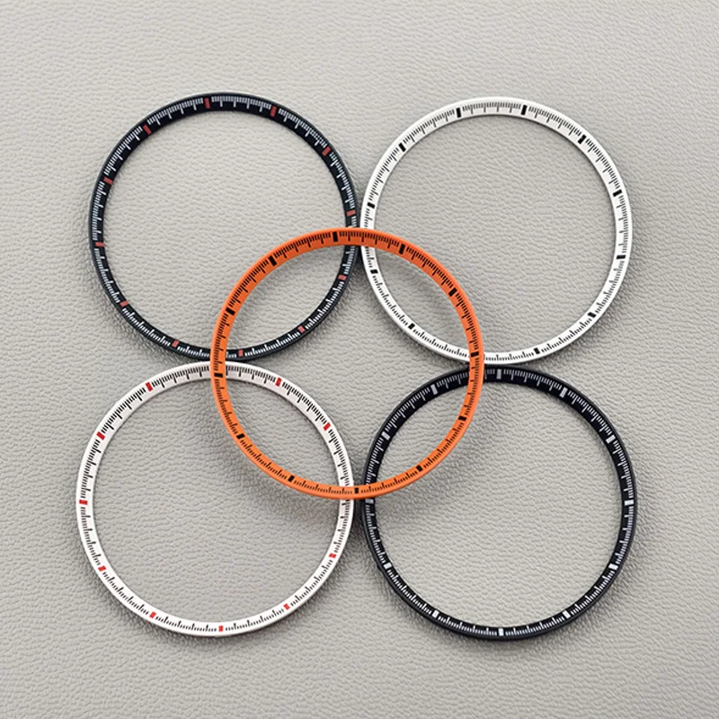 30.5mm Tick Markings Watch Chapter Rings Fit SRPD SKX007 SKX009 Case Plastics Inner Ring NH35 NH36 Watch Case Refit Part
