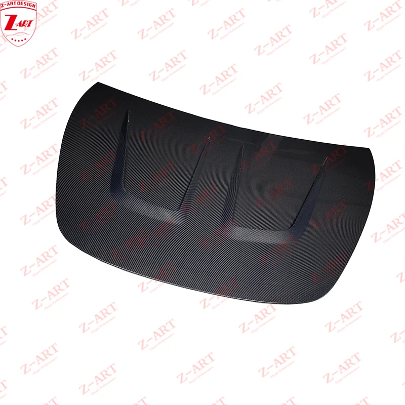 Z-ART For CMS Model 3 Carbon Fiber Front Hood for Tesla Model 3 Carbon Fiber Front Trunk Lid for Tesla Model 3 Front Trunk Cover view 2