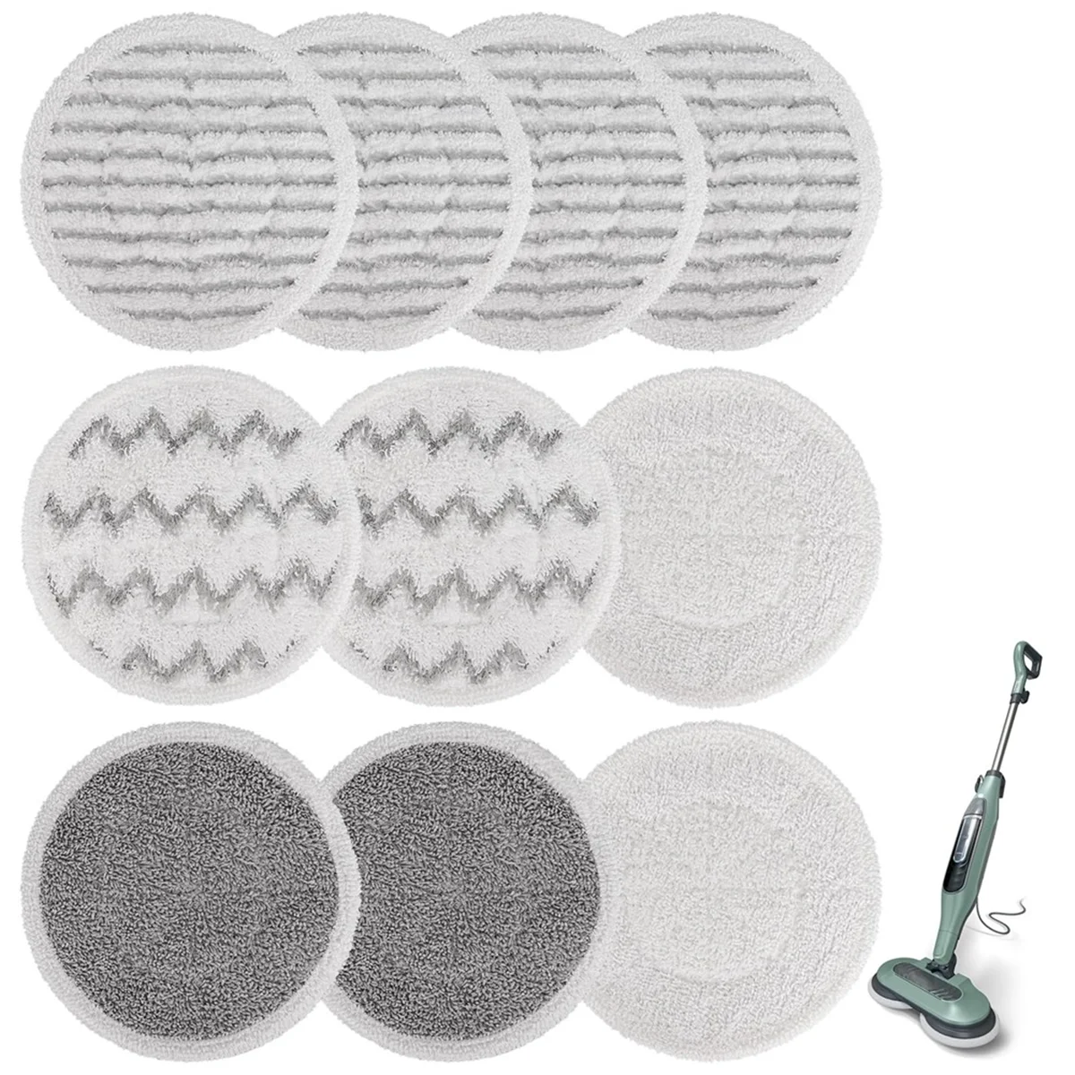 A78E-S7000 Replacement Steam Mop Pads,Spin Mop Refills Fit for Shark S7000 S7001TGT S7000C S7201 S7001 S7000AMZ S8201