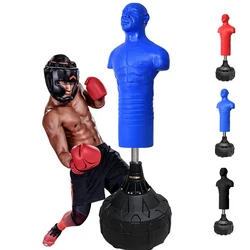 Humanoid Boxing Sandbag Rubber Dummy Boxing Bag Stand Punching Bag Taekwondo Sanda Target Training Equipment Stress Relief