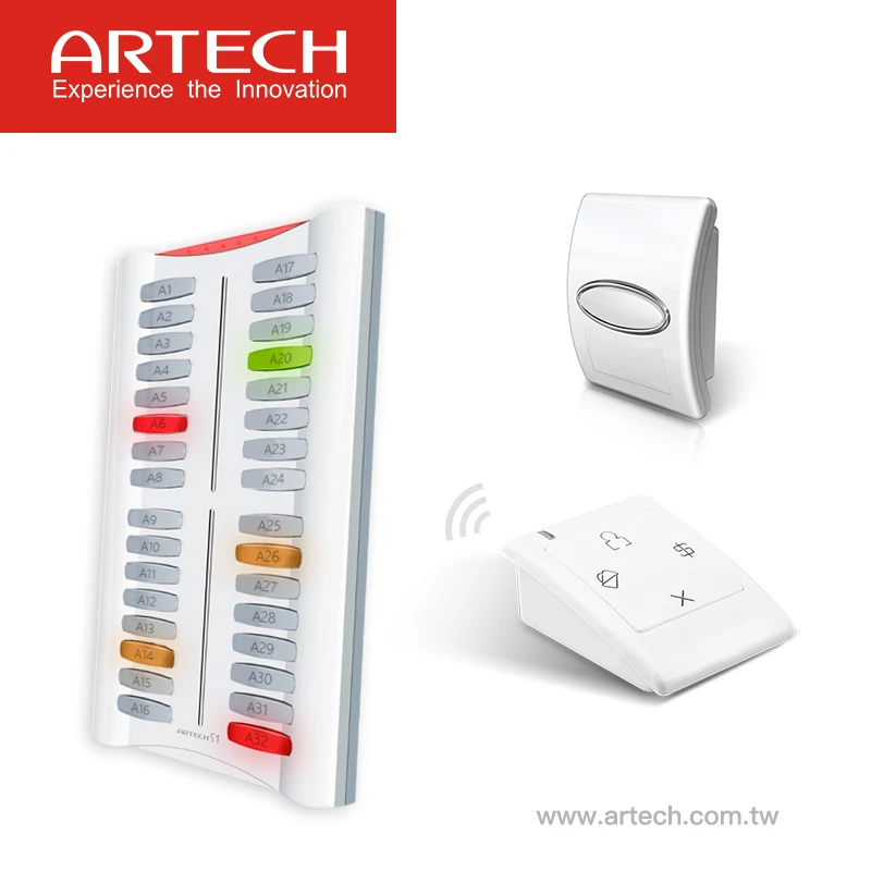 Artech S1 Best Verkopende Ober Service Belsysteem Elektronische Ober Bellen Tafel Service Bel