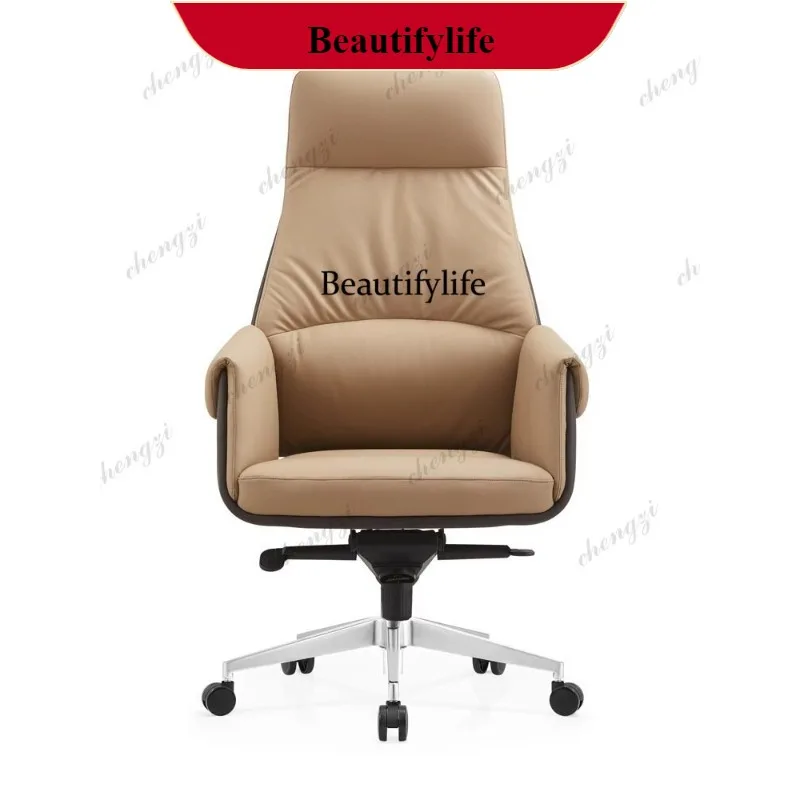 E153 Office chair manager office chair simple modern office reception high-end boss chair