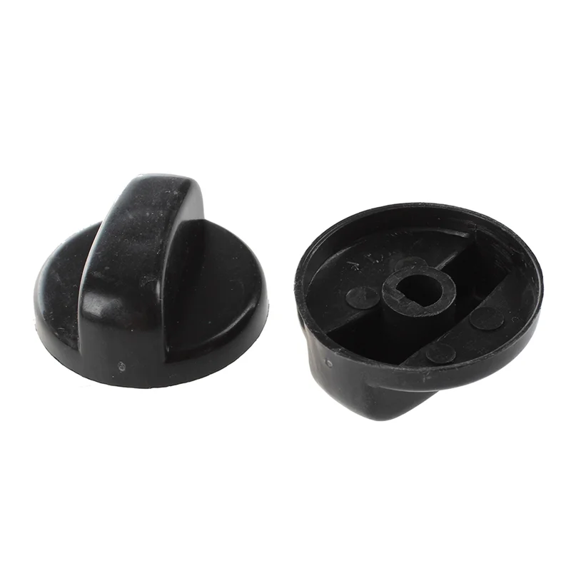 

35 Pcs. 8Mm Hole Black Gas Stove Cooker Rotary Switch Knobs For The Kitchen