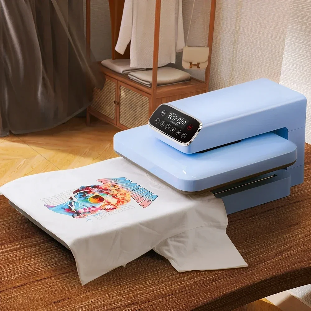 Auto Adjustable Pressure Sublimation Automatic DTF Heat Press Machine for T Shirt Clothes Transfer Printing