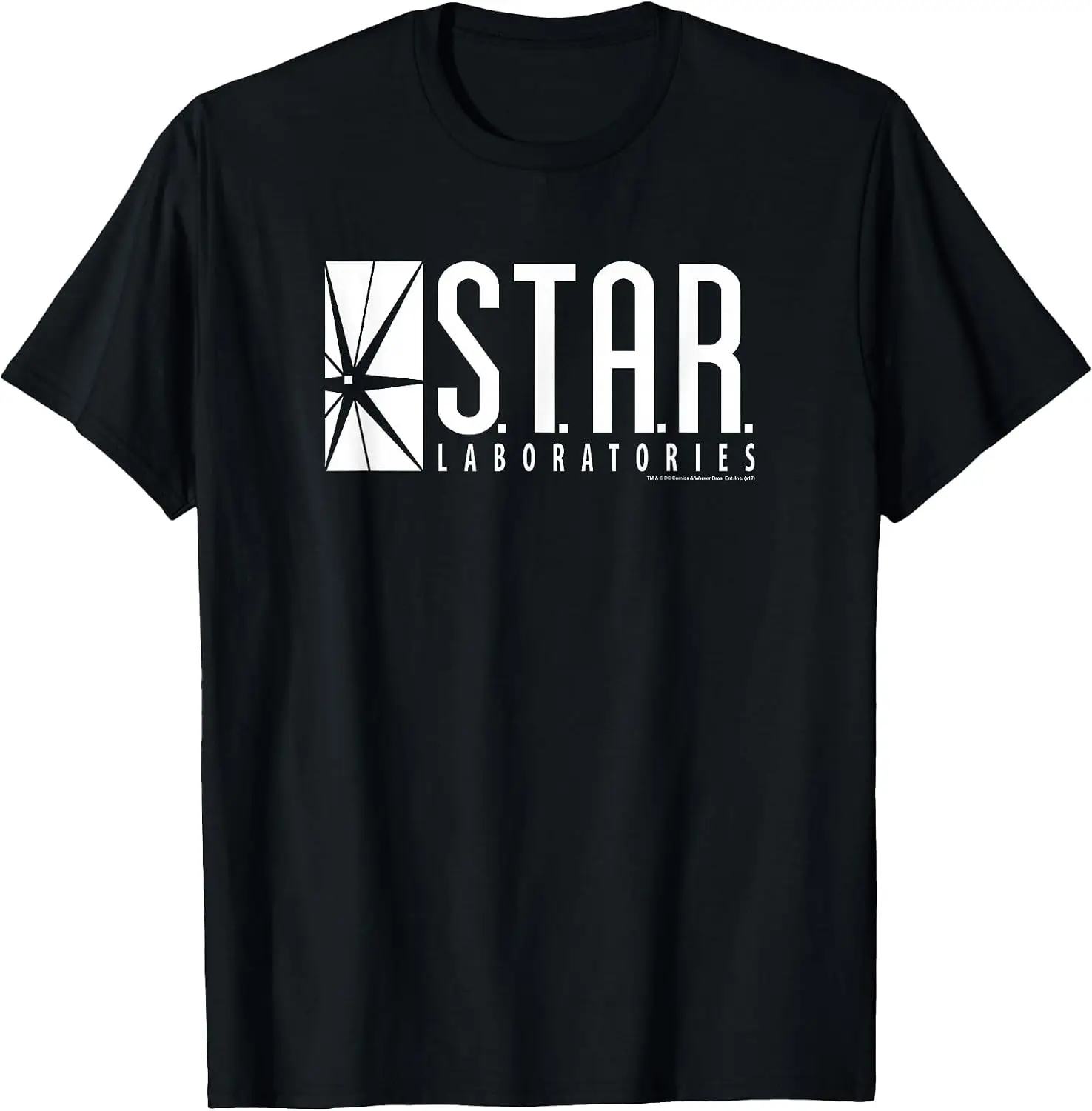 TV Series S.T.A.R. Labs Logo T-Shirt Breathable, heavyweight pure cotton short-sleeve top—stylish, plus-size, and suitable for year-round wear with a sporty, casual vibe