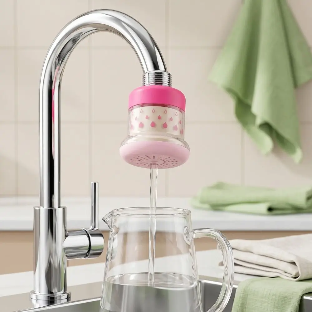 Splash-Proof Faucet Filter Removable Water-Saving Water-Saving Faucet Filter Extension Waterproof Removable Faucet Filter