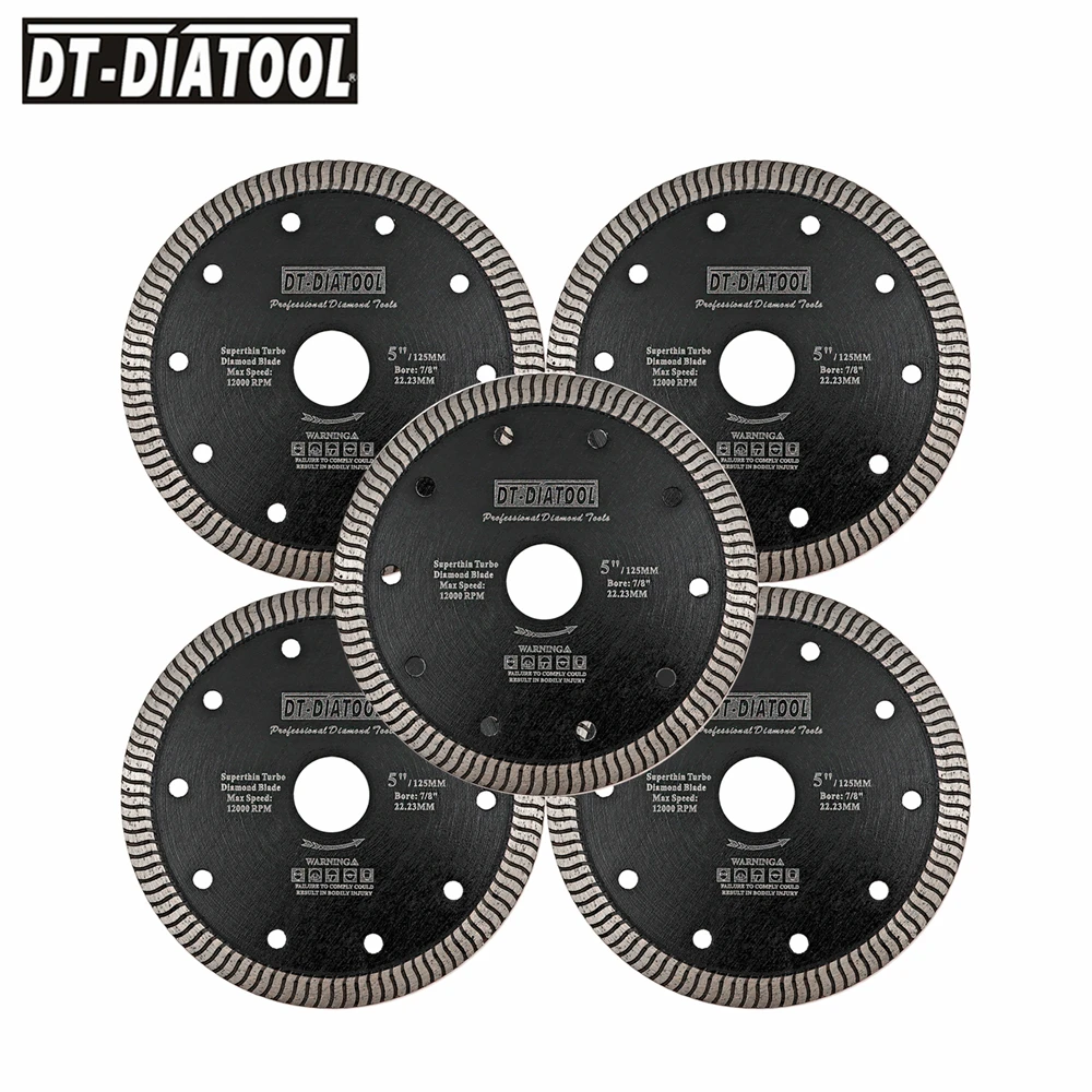 

DT-DIATOOL Circular Saw Blade Diamond Superthin Straight Turbo Ceramic S Cutting Disc Ceramic Tile Marble Granite Stone Cut Off