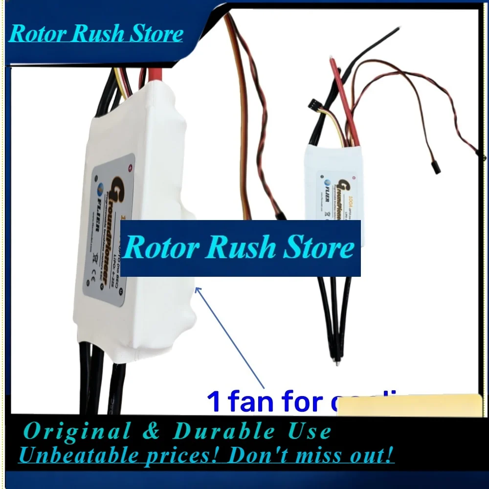 RoRuSBrushless Motor Controller 22S/92V 100amp Used For Brushless Motor And RC Car With USB Programming Cable