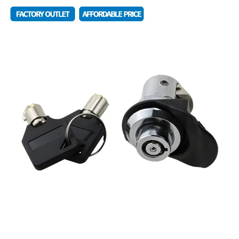 (3-Piece) Zinc Alloy Push Cabinet Button Lock Embedded Mini Impact Cabinet Lock Suitable For Safety And Anti-Theft Locks