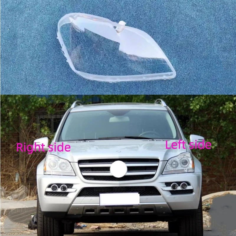 

For Mercedes Benz GL Class X164 2006 2007 08 09 2010 2011 Headlight Shell Headlamp Cover Replace Lamp Shade Headlamp Lens Glass