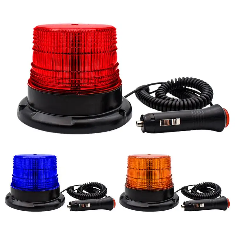 

Car Strobe Light Emergency ABS Auto Rotating Traffice Indication Universal LED Car Warning Light With Magnetic Base for truck