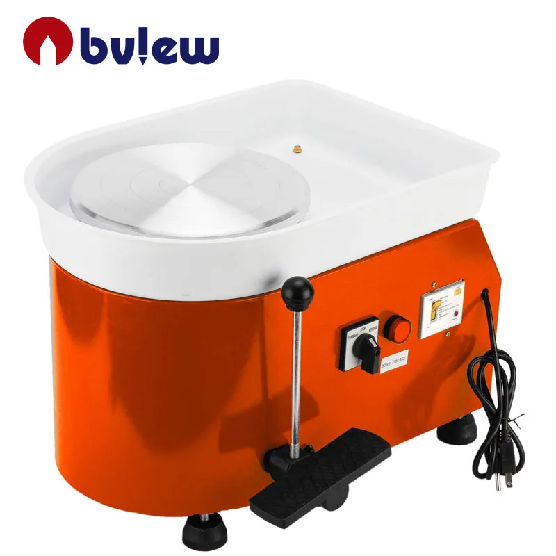 

Bview Art 9.8 Inch Electric Pottery Wheel Machine 350W Clay Work Forming Machine DIY Ceramic Making Tool