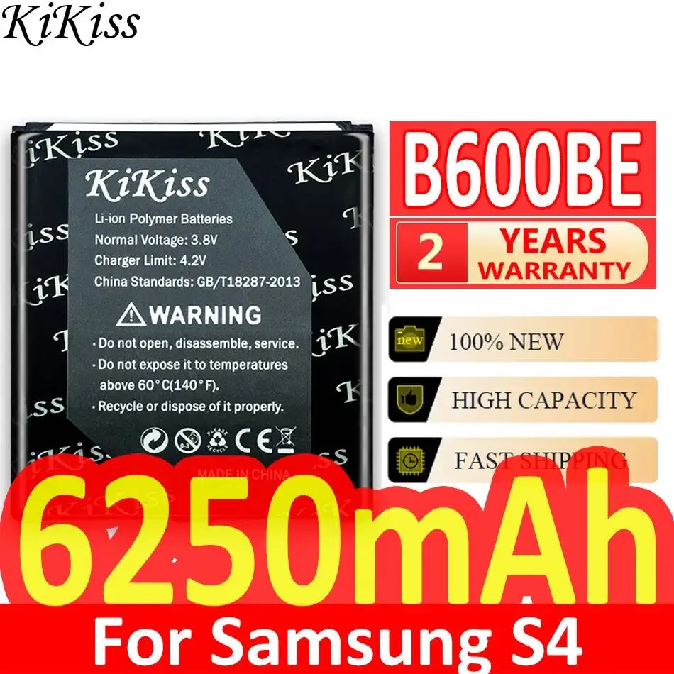 Mobile Phone Battery B600BE B600BC 6250mAh For Samsung Galaxy S4 Active i9500 i9505 i9295 G7106 G7100