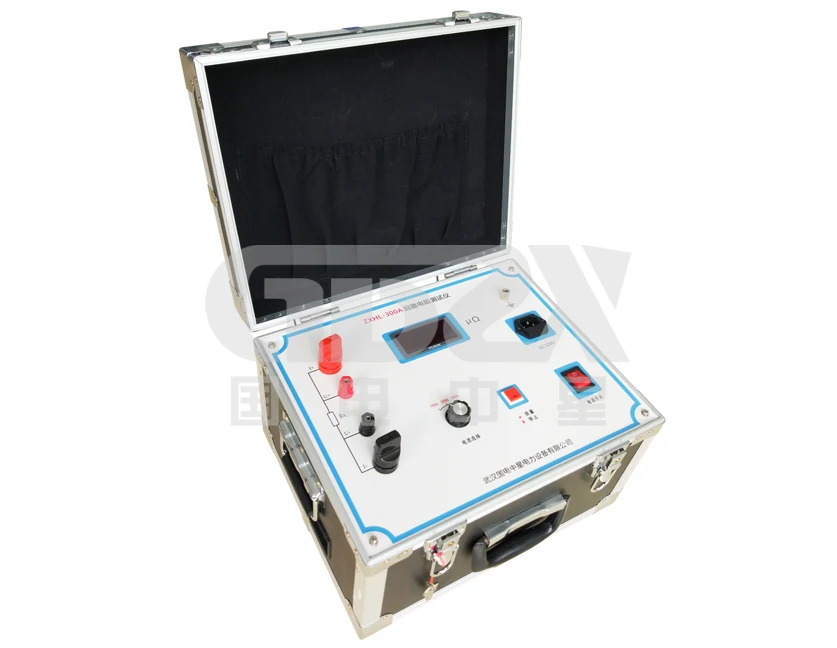 

300A High Precision Circuit Breaker Test Equipment Electric Loop Resistance Tester Portable