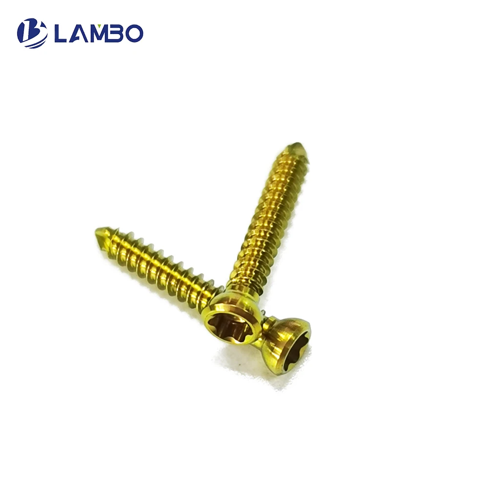 3.5mm Self-tapping Titanium Cortical Screws Pet Veterinary Orthopedics Implants Veterinaria Accessories Surgical Instruments