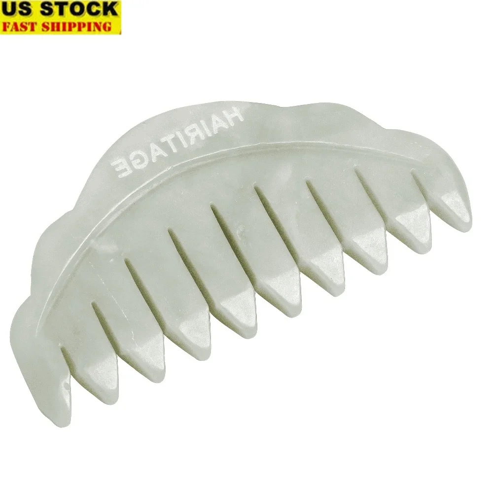 

Jade Comb Scalp Massager Good Vibes Hair Tool All Hair Types Detangling Relaxation Healthy Scalp Massage Portable 1PC