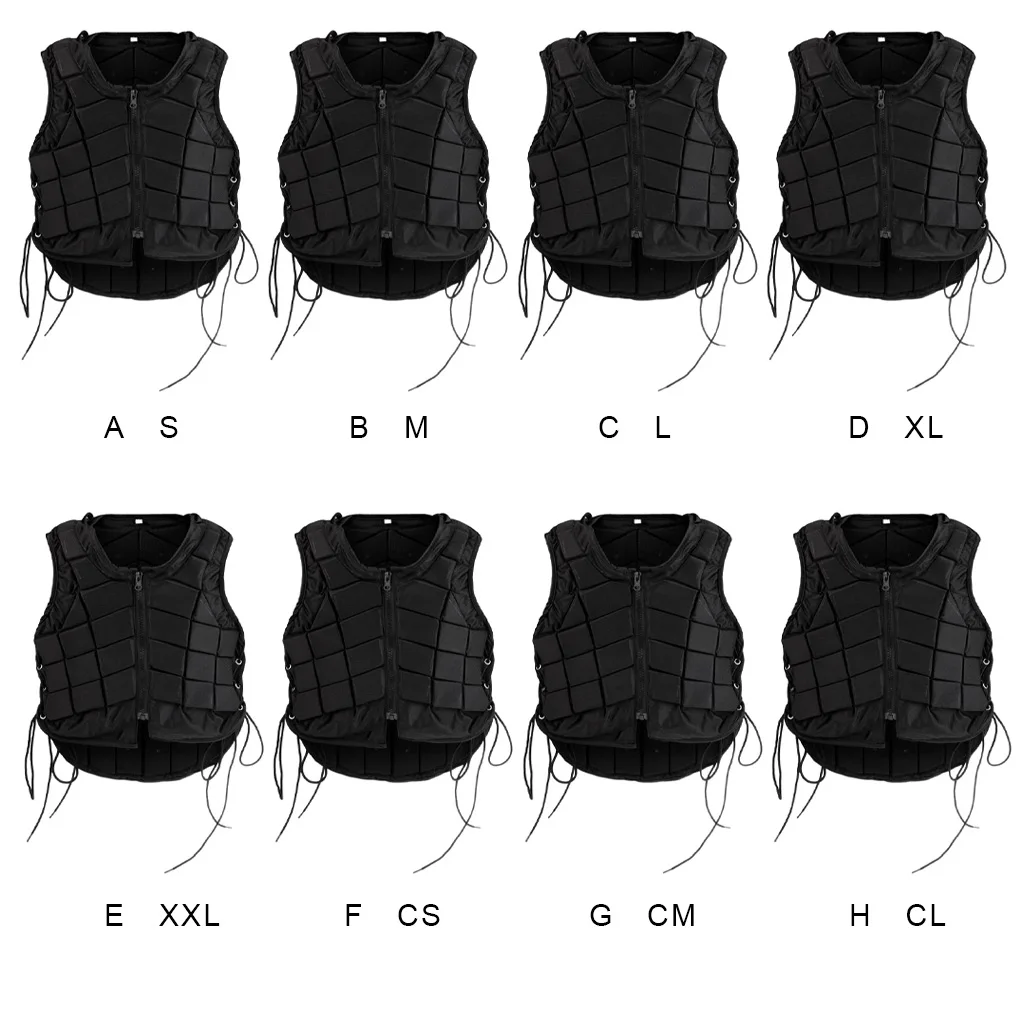 Жилет для конного спорта, защитный жилет для езды на лошади, подвижные подушечки